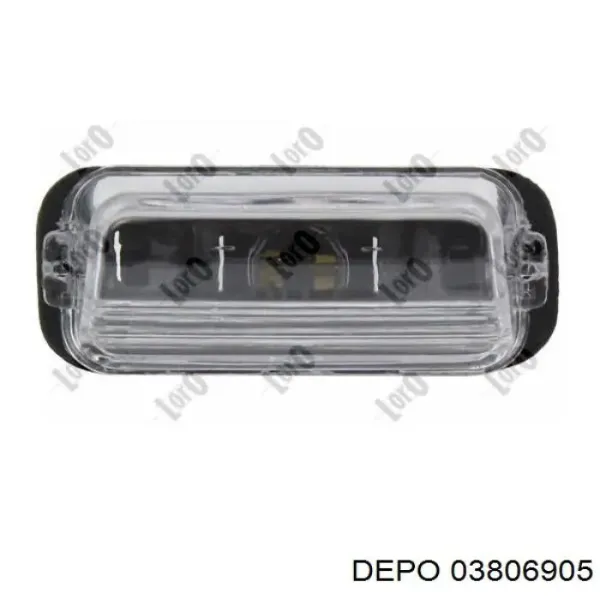 Фонарь подсветки номерного знака 03806905 Depo/Loro/Abakus