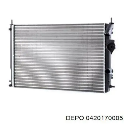 Радиатор 0420170005 Depo/Loro/Abakus