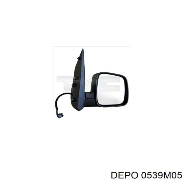 Левое боковое зеркало 0539M05 Depo/Loro/Abakus