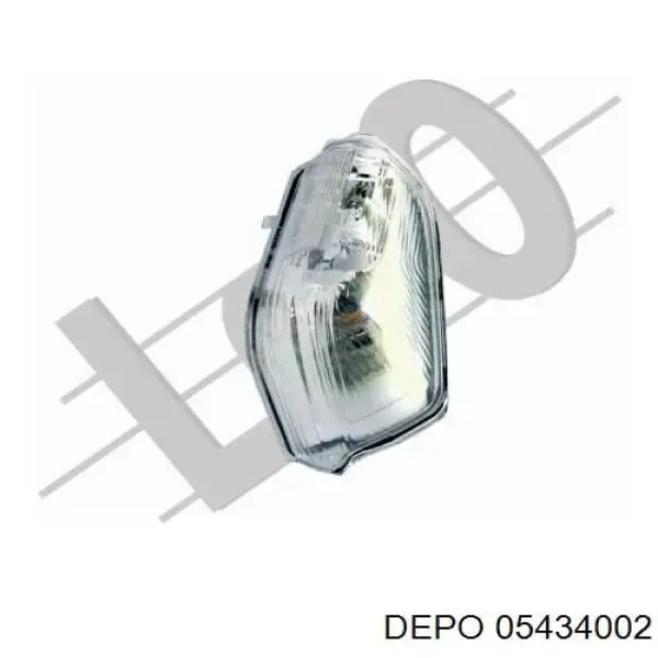 Указатель поворота зеркала правый 05434002 Depo/Loro/Abakus