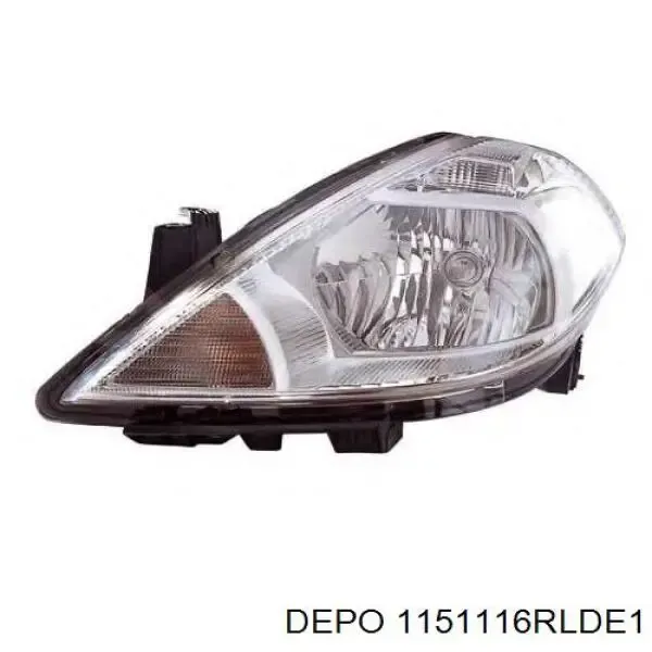 Правая фара FP5014R2E Depo/Loro/Abakus