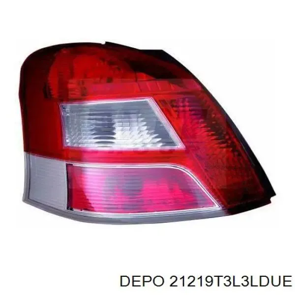 Фонарь задний левый 21219T3L3LDUE Depo/Loro/Abakus