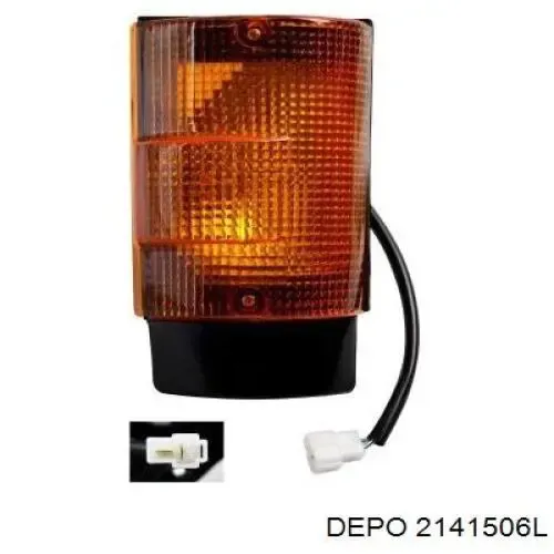 Поворотник левый 2141506L Depo/Loro/Abakus