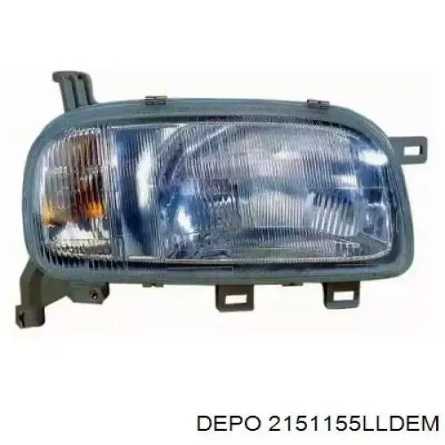Левая фара 2151155LLDEM Depo/Loro/Abakus