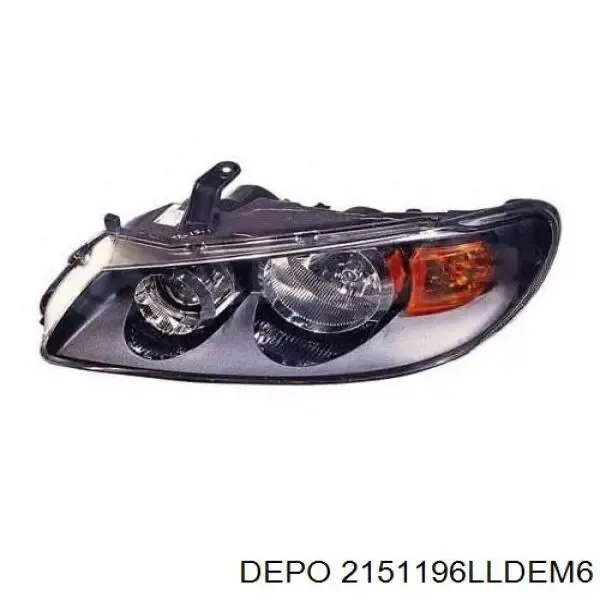 Левая фара 2151196LLDEM6 Depo/Loro/Abakus