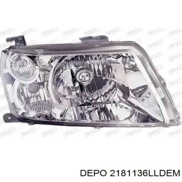 Левая фара 2181136LLDEM Depo/Loro/Abakus