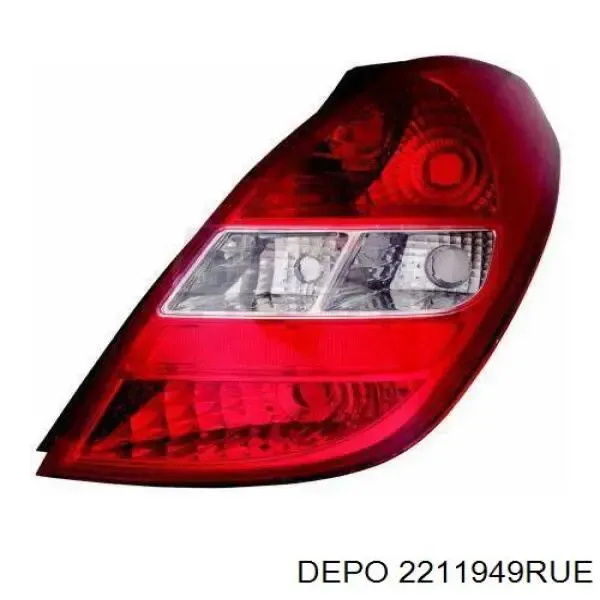 Задний фонарь 2211949RUE Depo/Loro/Abakus