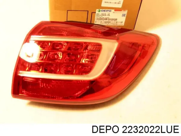 Фара противотуманная левая 2232022LUE Depo/Loro/Abakus