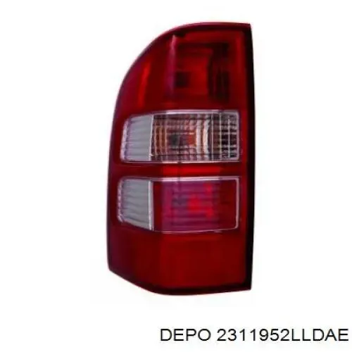 Фонарь задний левый ZFD1953L Signeda