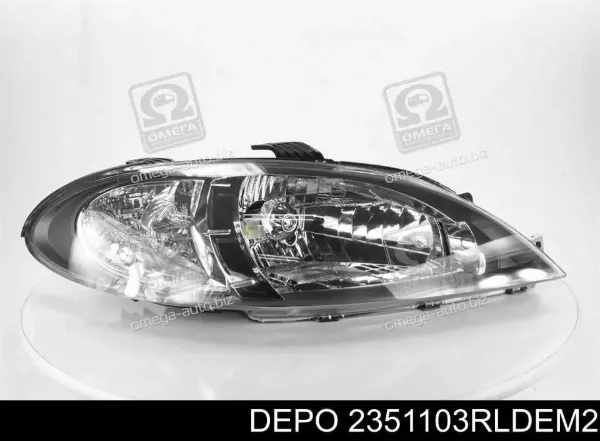 Правая фара 0160110R4C Tempest