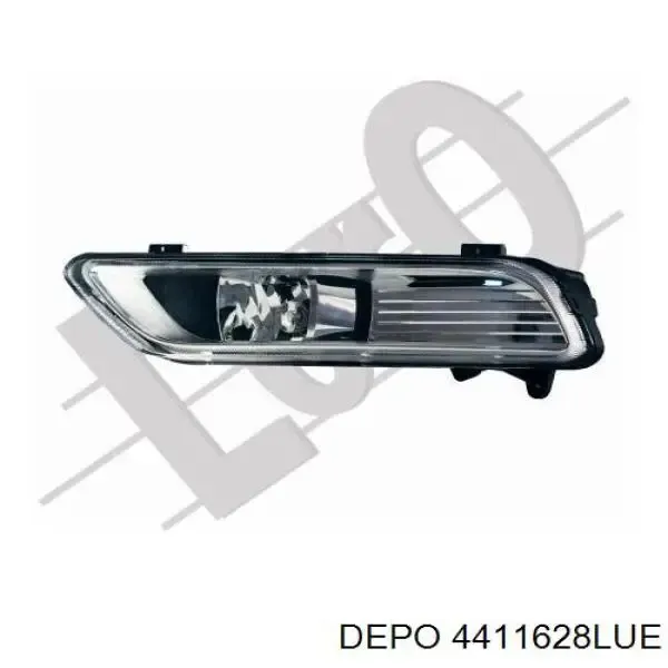 Фара дневного света левая 4411628LUE Depo/Loro/Abakus