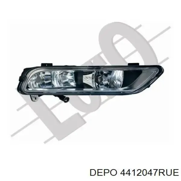 Фара противотуманная правая 4412047RUE Depo/Loro/Abakus