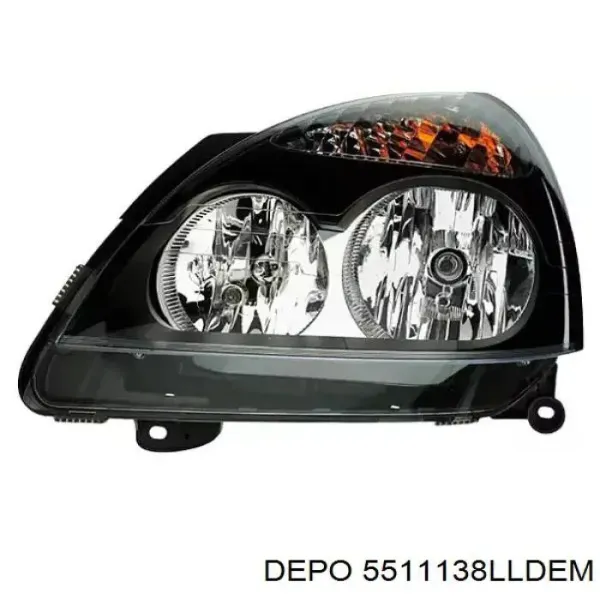 Левая фара 5511138LLDEM Depo/Loro/Abakus