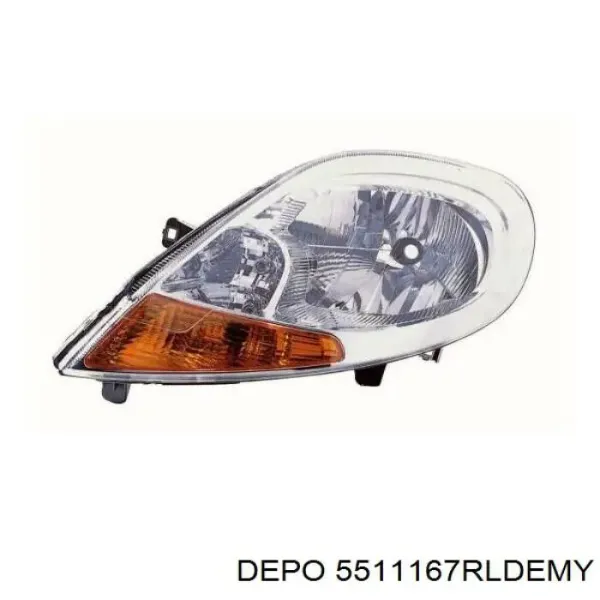 Правая фара 5511167RLDEMY Depo/Loro/Abakus