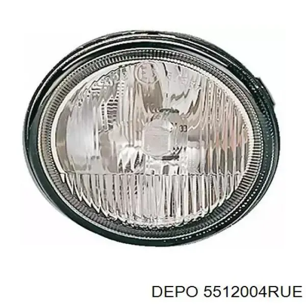 Фара противотуманная правая 5512004RUE Depo/Loro/Abakus