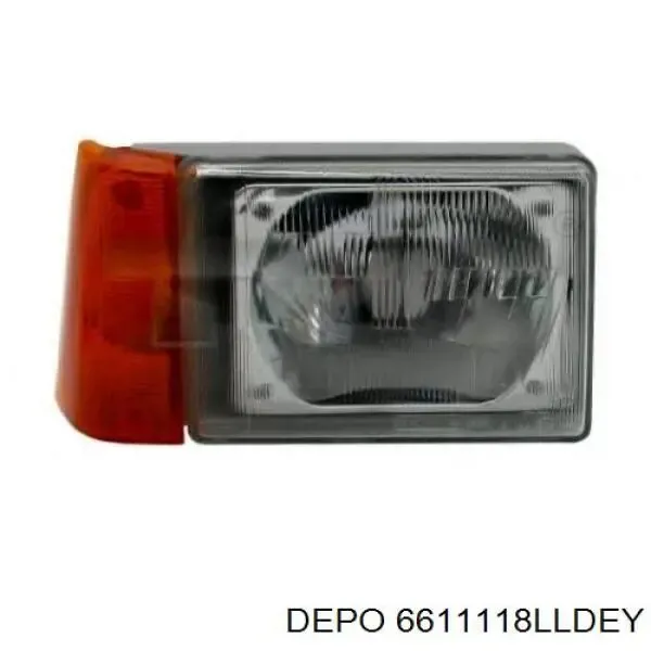 Левая фара 6611118LLDEY Depo/Loro/Abakus