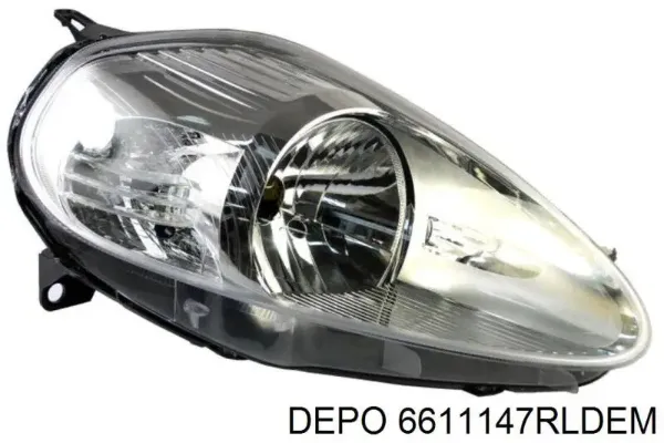 Правая фара 6611147RLDEM Depo/Loro/Abakus