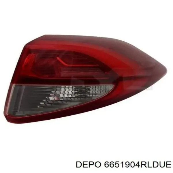 Задний фонарь 6651904RLDUE Depo/Loro/Abakus