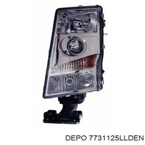 Левая фара 7731125LLDEN Depo/Loro/Abakus