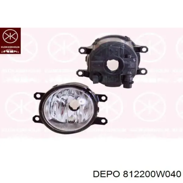 Фара противотуманная левая FP7019H1E Depo/Loro/Abakus