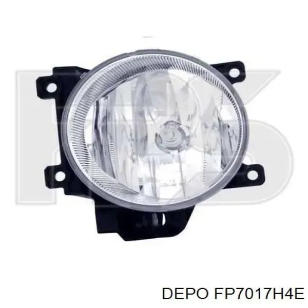 Фара противотуманная правая FP7017H4E Depo/Loro/Abakus