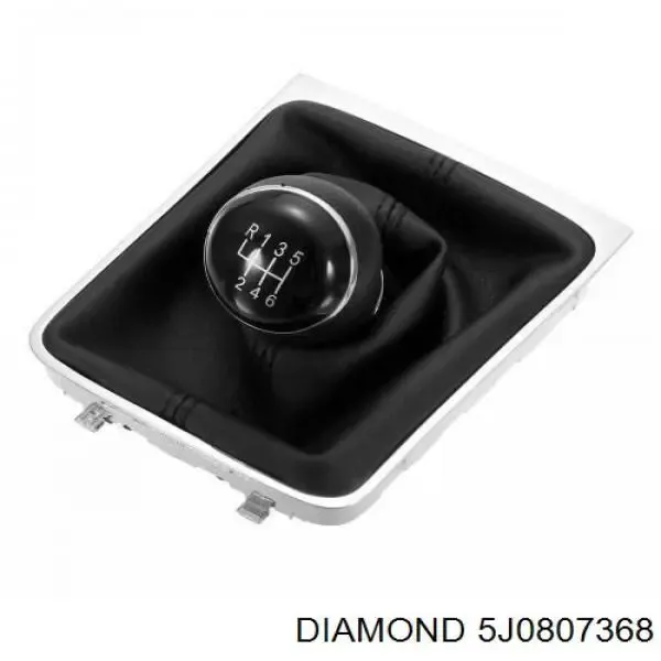 Заглушка (решетка) противотуманных фар бампера переднего правая 5J0807368 Diamond/DPA