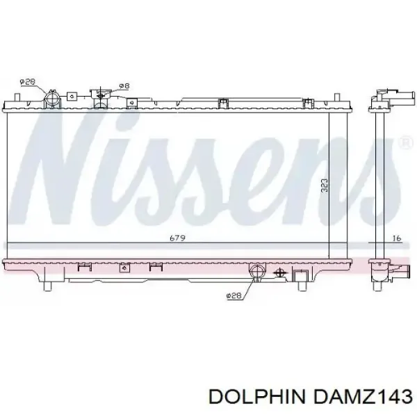 Радиатор DAMZ143 Dolphin