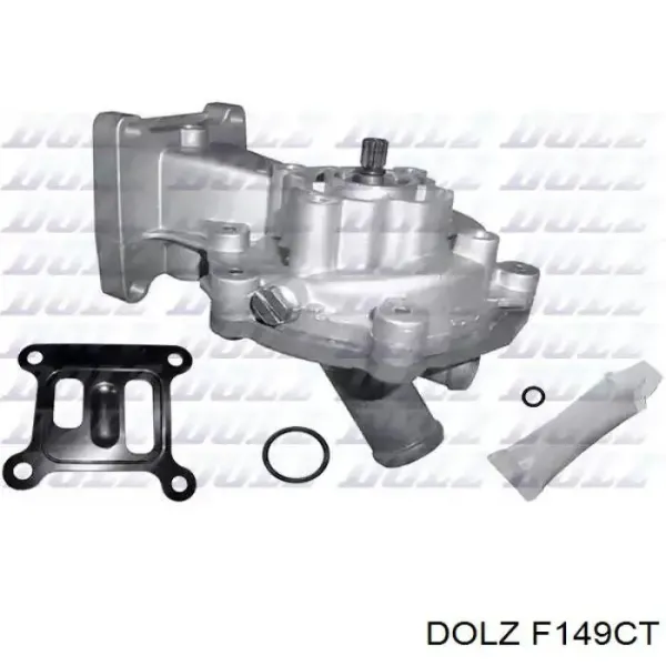 Помпа водяная (насос) охлаждения, в сборе с корпусом F149CT Dolz