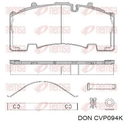 Задние тормозные колодки S0572930800 SAF