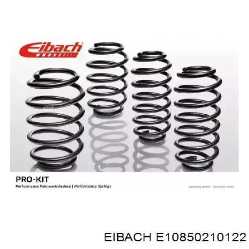 Комплект пружин подвески на авто E10850210122 Eibach