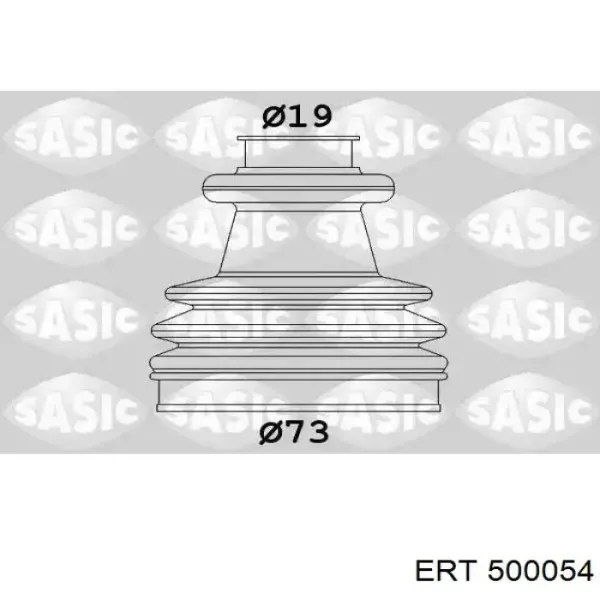 Купить 500054 ERT Пыльник гранаты наружный, передний