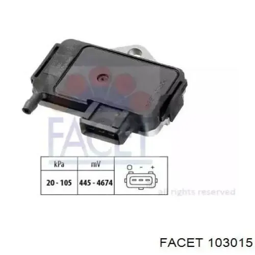 ② 0 261 230 004 Bosch Датчик давления во впускном коллекторе, MAP