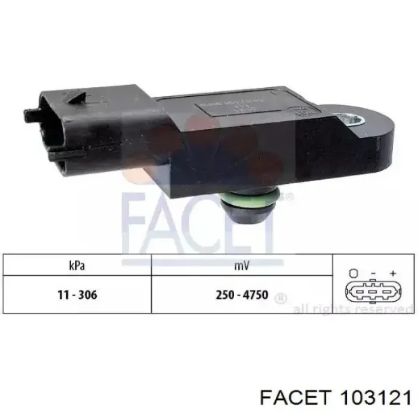 Датчик давления наддува 281002997 Bosch