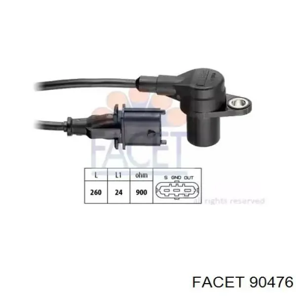 Датчик коленвала 281002512 Bosch