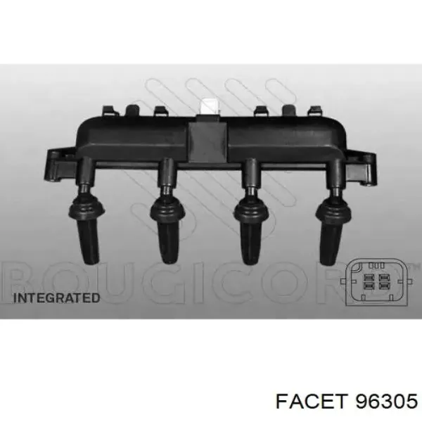 Катушка зажигания 96305 Facet