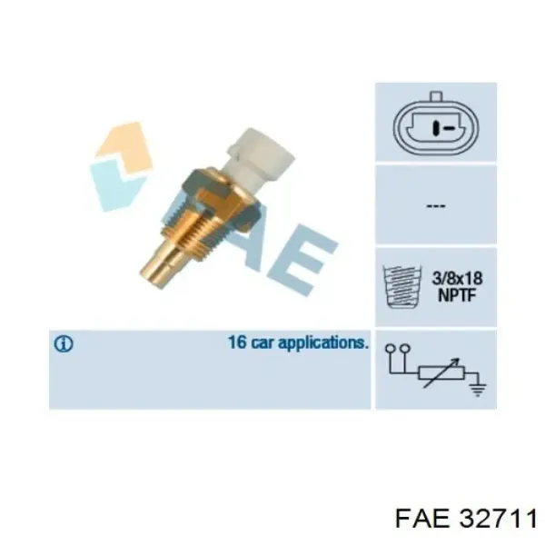 Датчик температуры охлаждающей жидкости, на приборе TS253 Standard