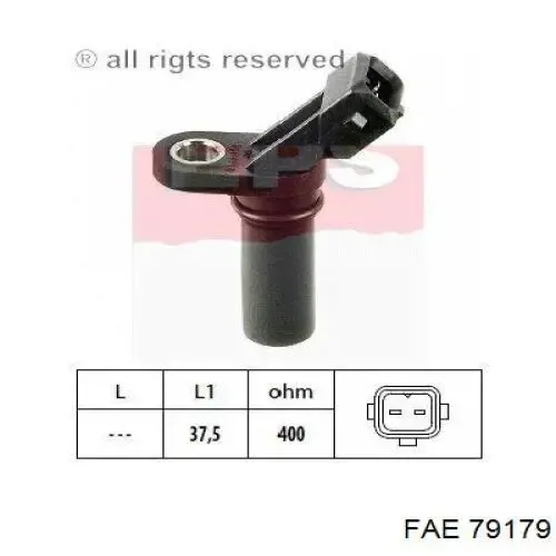Датчик положения коленчатого вала FAE 79179 цена, от