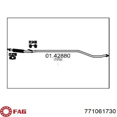 ШРУС наружный передний FAG 771061730