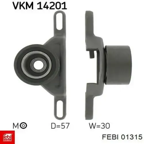 Ролик ГРМ 01315 Febi