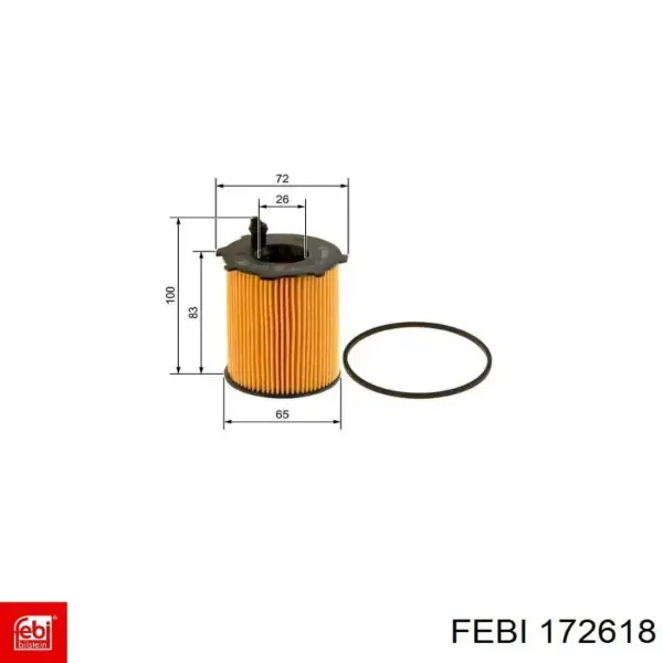 Масляный фильтр 172618 Febi