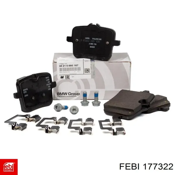 Задние тормозные колодки DP42320R EBC Brakes