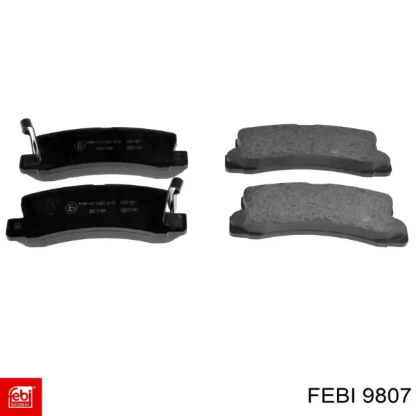 Нижний рычаг задней подвески 9807 Febi