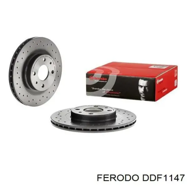 Тормоз дисковый передний Ferodo DDF1147 цена, от