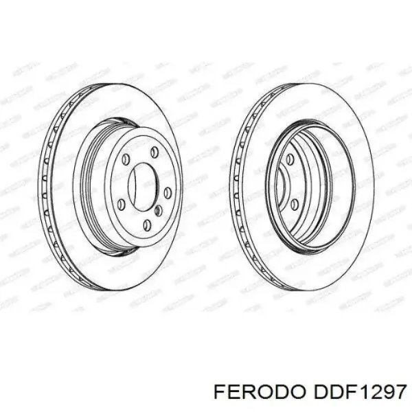 Тормозные диски DDF1297 Ferodo