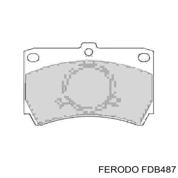 Передние тормозные колодки FDB487 Ferodo