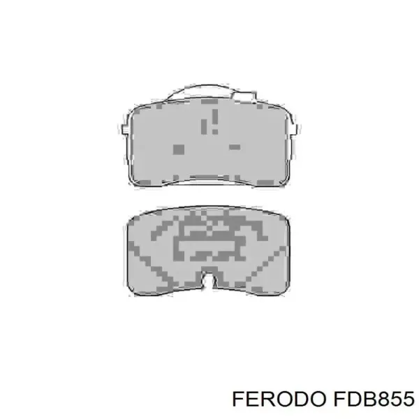 Передние тормозные колодки FDB855 Ferodo