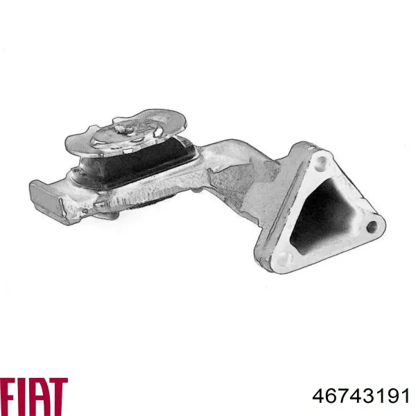 Правая подушка двигателя 46743191 Fiat/Alfa/Lancia