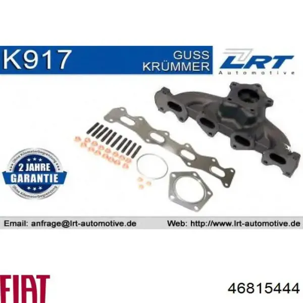 Выпускной коллектор Fiat Stilo 192