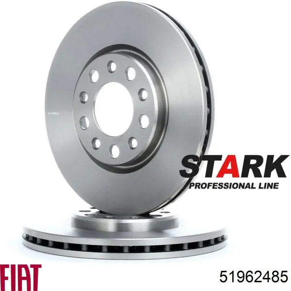 Передние тормозные диски 51962485 Fiat/Alfa/Lancia