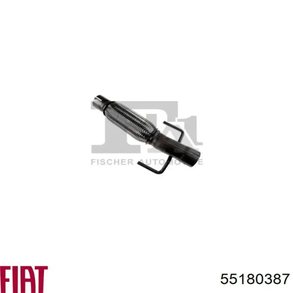 Центральная часть глушителя 55180387 Fiat/Alfa/Lancia